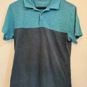 Banana Republic Men's Teal Polo Shirt
